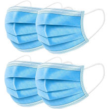 50 pièces masque médical à livraison rapide 3 couches de tissu Meltblown empêchent les masques médicaux